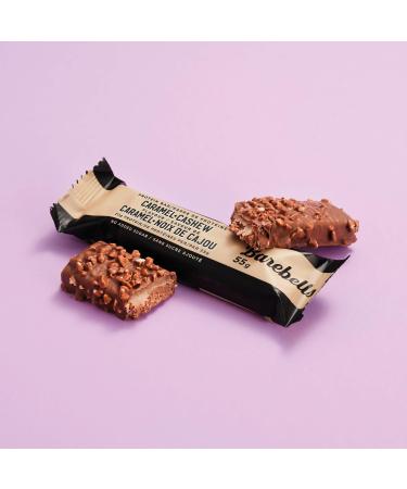 Barebells Protein Bars Caramel Cashew - 12 Count 1.9oz Bars with 20g of High Protein - Chocolate Protein Bar with 1g of Total Sugars - Perfect on The Go Protein Snack & Breakfast Bar Caramel Cashew 12 Count (Pack of 1) - Buy Online on GoSupps.com