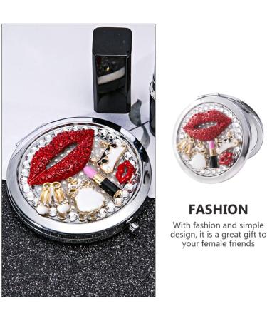 Beaupretty Travel Purse Mirror Compact - Double Sided Metal Round Mirror for Women - Buy Online on GoSupps.com