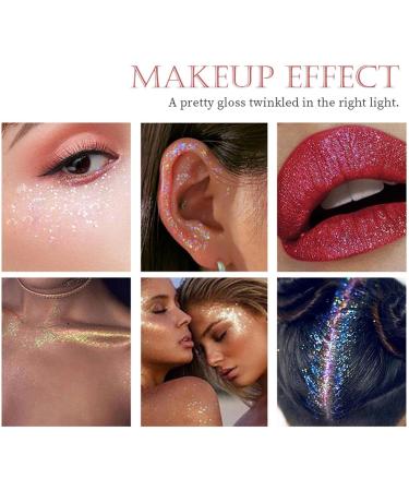 Body Body Makeup for Hair and Face - Sparkling Mermaid Holographic Sequins for Makeup Body and Hair Festival and Accessories - Buy Online on GoSupps.com