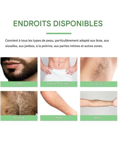  Jingmiger Hair Removal Cream for Men - 60 Milliliters of Hair Removal Cream Natural Hair Remover for Men - For Face Underarms Arms Legs Thighs Intimate Areas and the B Zone - Buy Online on GoSupps.com