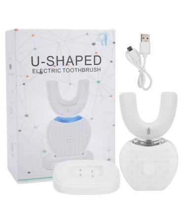 Adult Toothbrush ANGGREK U Shape Adult Electric Toothbrush Automatic 360 Teeth Whitening Toothbrush Oral Care Tool As Picture Show