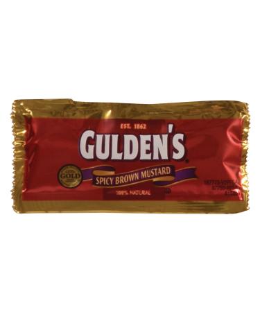 Gulden's Spicy Brown Mustard Packets, 0.32 Ounce (Pack of 500)