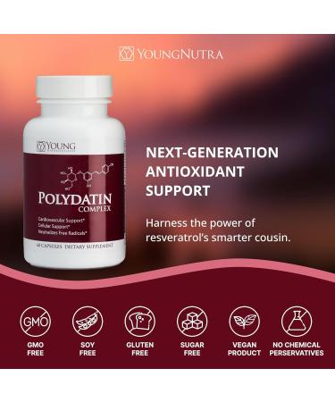 Mirica YoungNutra Polydatin Complex with Resveratrol- High Absorption - 60 Capsules - Buy Online on GoSupps.com