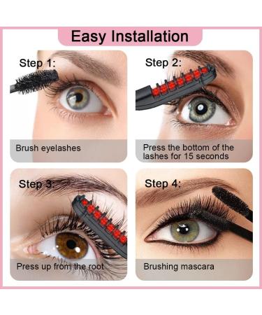 Heated Eyelash Curler Portable Electric Eyelash Curler Long-Lasting Curling Automatic Eyelash Curler for Women and Girls Eyelashes Beauty Makeup - Buy Online on GoSupps.com