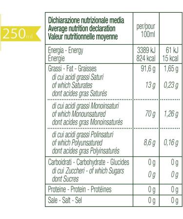  Italian Gourmet E.R. SPRAYLEGGERO Pack of 6 bottles of extra virgin olive oil flavored with lemon 250 ml thanks to the practical sprayer you can save up to 90% of the oil + gourmet Italian polpa 400 g - Buy Online on GoSupps.com