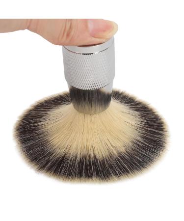 Premium Synthetic Bristle Shaving Brush - Curved Handle & Portable Design for Men | Foaming Shaving Cream Brush for Salon Home & Travel - Buy Online on GoSupps.com