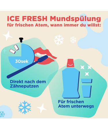 Colgate Mouthwash Ice Fresh 6x500 ml - Antibacterial Alcohol-Free Oral Care for Immediate & Persistent Freshness - Optimal Protection - Buy Online on GoSupps.com