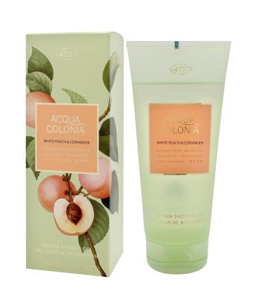 Muelhens 4711 Acqua Colonia White Peach & Coriander Shower Gel for Women - 6.8 oz | International Shipping Available - Buy Online on GoSupps.com