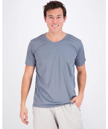 Real Essentials 5 Pack Mens V-Neck Mesh Moisture Wicking T-Shirt X-Large Set - Buy Online on GoSupps.com
