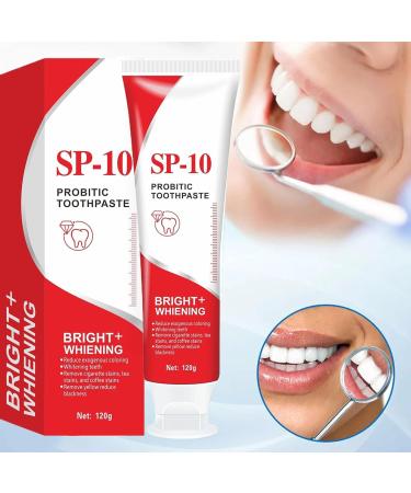  Ziennhu Probiotic Toothpaste | 120g Probiotic Teeth Whitening Toothpaste for Breathing | Gentle Natural Cleaning Products for Daily Care - Buy Online on GoSupps.com