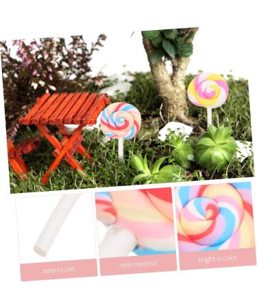 FUNOMOCYA Pack of 20 Rainbow Swirl Lollipops Candy Decorations Random Style - Buy Online on GoSupps.com