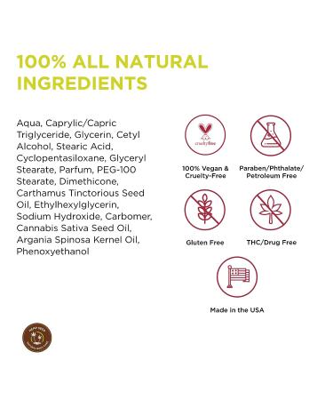Nag Champa Hemp Seed Hand & Body Lotion 7 Fl Oz - Soothes Dry Skin with Argan & Hemp Seed Oil - Vegan & Cruelty Free - Buy Online on GoSupps.com