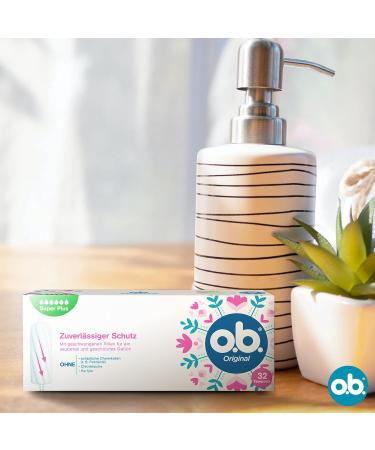 Original Super Plus Tampons - 32 Pieces (Pack of 3) | StayDry Technology & Reliable Protection for Heavy Flow Days - Buy Online on GoSupps.com