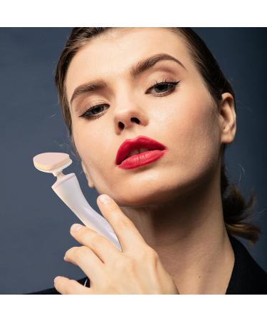 Vibrate Foundation Brush 360 Degrees Rotating Portable Cosmetic Brush | Powder Foundation Brush for Home Travel Makeup Brush for Liquid Cream Powder Dtt Electric Powder Puff (Battery Model) - Buy Online on GoSupps.com