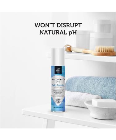 Summer's Eve Baby Powder Freshening Spray 2oz - Casepack of 24 cans, Gynecologist Tested - Packaging May Vary - Buy Online on GoSupps.com