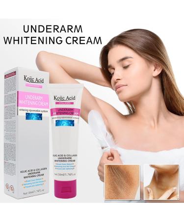 Underarm Whitening Cream - Kojic Acid Whitening Cream - Skin Lightening Cream - Armpit Bleaching Cream - Boost Collagen Skin Whitening Cream - Dark Spot Remover Reduce Odor Restore Complexion Moisture - Buy Online on GoSupps.com