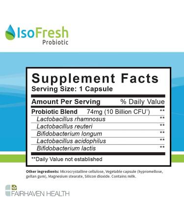 Fairhaven Health IsoFresh Probiotic for Feminine Balance â€“ 30 Capsules for Optimal Wellness - Buy Online on GoSupps.com