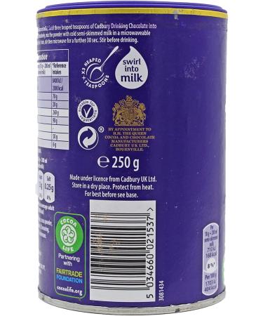 Cadburys Original Drinking Hot Chocolate 250g - Pack of 3 - Buy Online on GoSupps.com