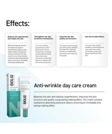 Bioliq - Specialist Anti-Wrinkle Day Care Cream for Mature Skin - Moisturizing, Mattifying Formula with Oleanolic Acid and Hyaluronic Acid - 30 ml - Buy Online on GoSupps.com