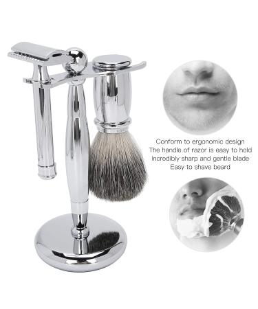 3PC Professional Razor Set - Manual Razor & Alloy Holder | Premium Shaving Essentials for Men - Buy Online on GoSupps.com