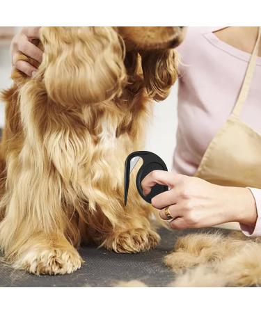 Knitting Comb Pet Grooming Tool - Cat & Dog Hair Removal Brush for Tangled Fur | Pet Massage Comb (BU+GN) - Buy Online on GoSupps.com