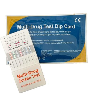 7-Panel Urine Drug Testing Kit for Home or Work with Detailed Instructions - Buy Online on GoSupps.com