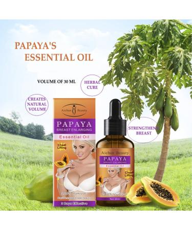 Buy AICHUN BEAUTY Natural Papaya Breast Lifting Oil 30ml - Enhance & Enlarge | International Shipping - Buy Online on GoSupps.com