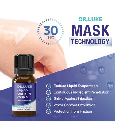 Buy Dr. Luke Corn Removers for Toes - Fast Acting Salicylic Acid Treatment for Corns Calluses & Warts - 0.5 Oz - Effective Deep Corn Removal for Feet & Hands - Buy Online on GoSupps.com