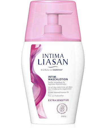 Intima Liasan by Sagrotan | Extra Sensitive Intim-Waschlotion | Mild Care for Sensitive Skin | Alcohol Soap & Dye-Free | 200ml | International Shipping Available - Buy Online on GoSupps.com
