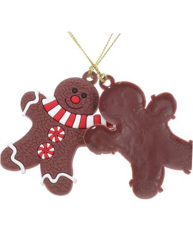 HOMSFOU 24 Pcs Gingerbread Man Ornament Xmas Gingerbread Man Figurine Gingerbread Ornaments Holiday Gingerbread Man Christmas Tree Ornaments Christmas Party Decoration Pvc Gift Household As Shownx2pcs 8X5.5CMx2pcs - Buy Online on GoSupps.com