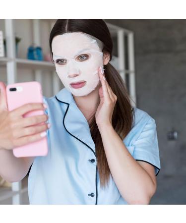 Silicone Face Mask Set 3-Piece Silicone Anti-Wrinkle Face Mask Cover Leaf Masks All Skin Types Reusable Deep Cleansing Spa - Buy Online on GoSupps.com