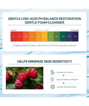 A MAR DA 24/7 Revival Foam Cleanser 120ml Low-pH Face Wash for Sensitive Skin with Resurrection Plant Hyaluronic Complex & Coconut-Derived Surfactants - Buy Online on GoSupps.com