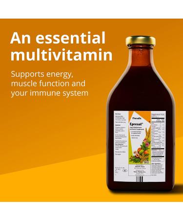 Gaia Herbs Floradix Epresat Liquid Herbal Supplement | 17 fl oz - Boost Your Health Naturally - Buy Online on GoSupps.com
