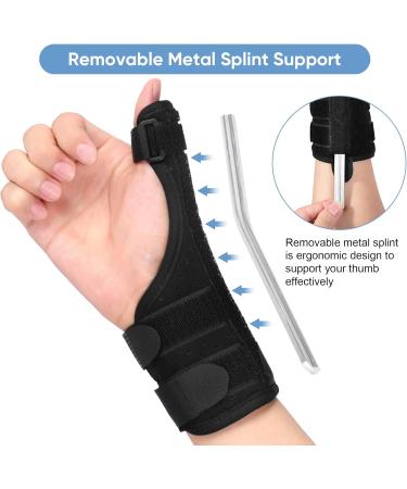 Health Gear Thumb Splint & Brace | Neoprene Support for Arthritis & Sprains | Wrist Stabilizer for Pain Relief - Buy Online on GoSupps.com
