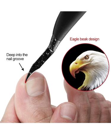 CHJHJKG Nail Clippers (Beauty) Black Toenail Ingrown Nail Art Cuticle Nipper Clipper Edge Cutter Manicure Scissor Plier Tool Pedicure Dead Skin Remover(B) - Buy Online on GoSupps.com