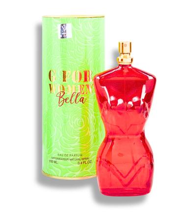 G FOR WOMEN BELLA AEAU DE PARFUM 3.4 FL. Oz. Oriental Vanilla fragrance for women.