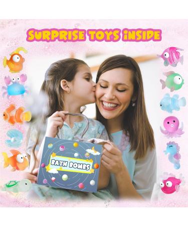 12 Organic Surprise Toy Bath Bombs for Kids - Perfect Birthday Gift for Boys & Girls | OceanFish - Buy Online on GoSupps.com