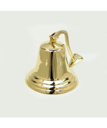 Nagina International Brass Ships Bell with Bracket and Rope Ringer - Maritime Nautical Decor - Buy Online on GoSupps.com