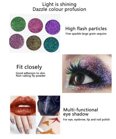 YNZON Chameleon Eyeshadow Palette - 10 Intense Color Shifting Eye Shadows for Long-Lasting Glitter Makeup - Buy Online on GoSupps.com