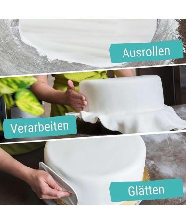 Buy Cake Company Pastel Blue Fondant | 4 x 250g | Ideal for Cakes Muffins & Pastries | Soft Flexible & Tearproof - Buy Online on GoSupps.com