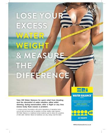 HRI Water Balance 60 Tablets - Optimal Hydration Support - Buy Online on GoSupps.com