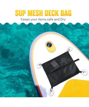 Jaugufiy Paddleboard Deck Bag - Mesh Storage Pouch for SUP, Surfboard & Kayak | Sup Accessories - Buy Online on GoSupps.com