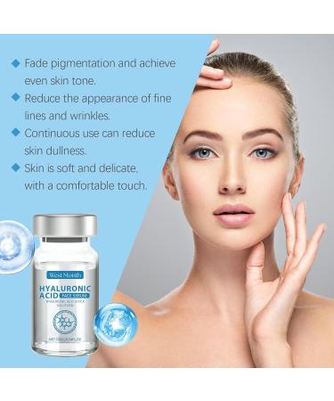 Hyaluronic Acid Essence Firming Lightening Wrinkles Acne Brightening Hydrating Moisturizing Serum - Buy Online on GoSupps.com