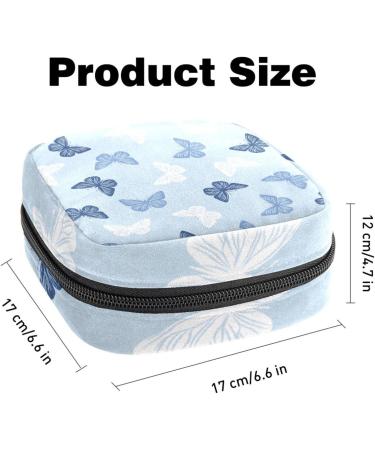 Colorful Butterfly Women's Binding Bags - Stylish Tampon Storage with Zip Pockets | Multi-Functional Menstrual Bags - Buy Online on GoSupps.com