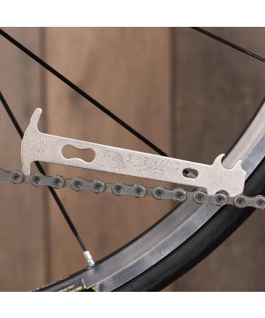 BIKEHAND Chain Wear Indicator Tool - Compatible with Shimano, Sram, Campagnolo, KMC - for 7 to 12 Speed Chains - Maintenance for Road, Mountain, and Hybrid Bikes - Buy Online on GoSupps.com