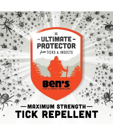 Ben's Tick Repellent 3.4 Fl Oz Pump - Pack of 3 | Effective Tick Protection | Long-Lasting Formula - Buy Online on GoSupps.com