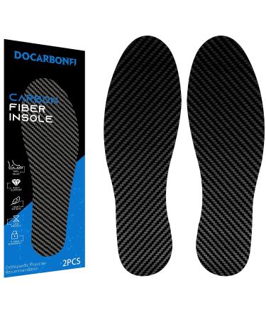 Carbon Fiber Insole  1 Pair  Rigid Shoe Insert for Arthritis  Turf Toe  Hallux Limitus  Hallux Rigidus  Foot Fractures  Mortons Neuroma Inserts  Alternative to Post Op Shoe 275mm 10.83In 275mm  Women's Size11.5-12 Men's1...