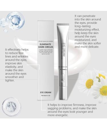 Eye Contour Cream Bags and Dark Circles Massaging Eye Cream Multi-Peptide Firming And Electronic Massager Reduces Puffiness And Fine Lines And Dark Circles Around The Eyes - Buy Online on GoSupps.com