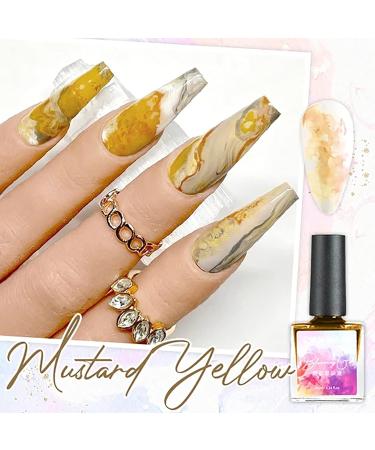 JOYISURE Blooming Gel Nail Polish DIY Ink Stain Watercolor Nail Paint Polish Gel Nail Polishes Ink Smoke Color Nail Blending Lotion Nail Art Design (03# 10ml) - Buy Online on GoSupps.com