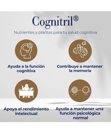 100% Natural Cognitril Food Supplement Vegetable Capsules (30 Caps) - Buy Online on GoSupps.com
